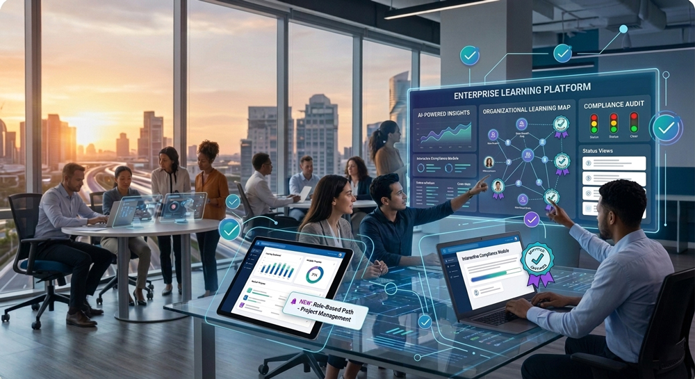 Enterprise LMS Dashboard